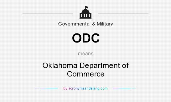 What does ODC mean? It stands for Oklahoma Department of Commerce