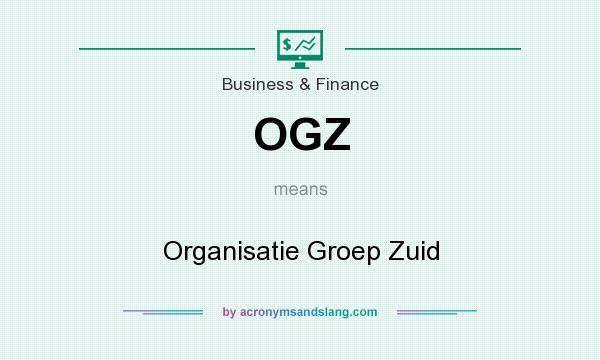 What does OGZ mean? It stands for Organisatie Groep Zuid