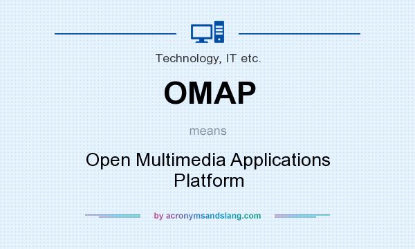 What does OMAP mean? It stands for Open Multimedia Applications Platform