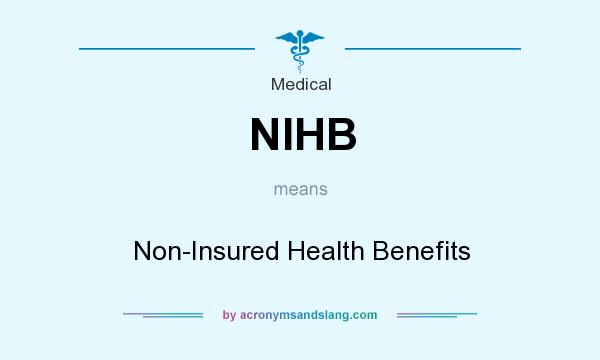 What does NIHB mean? It stands for Non-Insured Health Benefits
