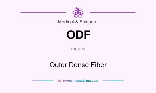 What does ODF mean? It stands for Outer Dense Fiber