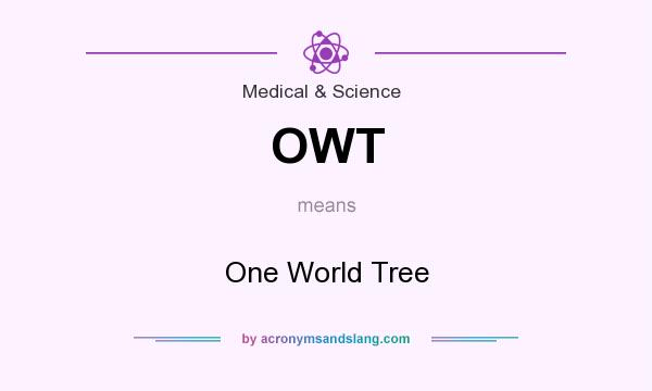 What does OWT mean? It stands for One World Tree