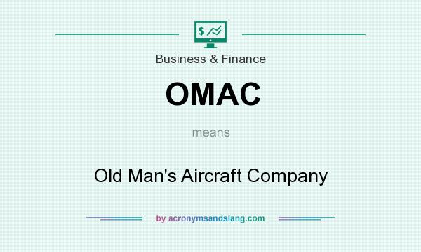What does OMAC mean? It stands for Old Man`s Aircraft Company