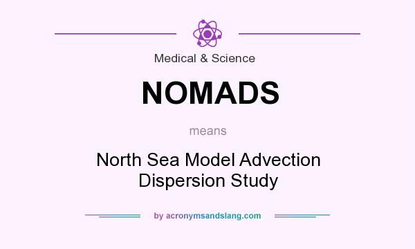 What does NOMADS mean? It stands for North Sea Model Advection Dispersion Study