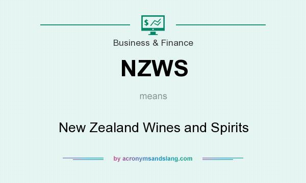 What does NZWS mean? It stands for New Zealand Wines and Spirits