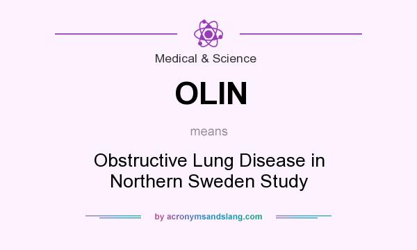 What does OLIN mean? It stands for Obstructive Lung Disease in Northern Sweden Study