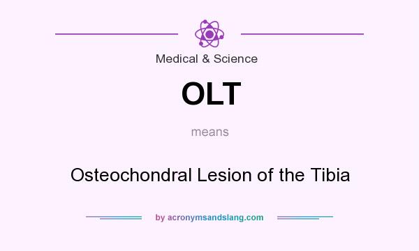 What does OLT mean? It stands for Osteochondral Lesion of the Tibia