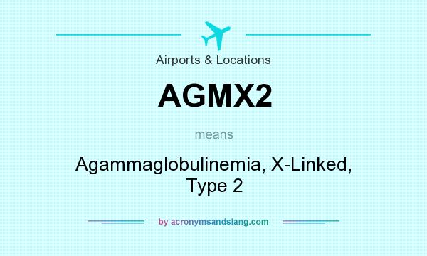 What does AGMX2 mean? It stands for Agammaglobulinemia, X-Linked, Type 2