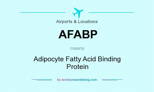 What does AFABP mean? It stands for Adipocyte Fatty Acid Binding Protein