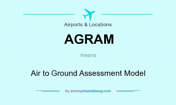 What does AGRAM mean? It stands for Air to Ground Assessment Model