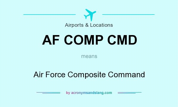 What does AF COMP CMD mean? It stands for Air Force Composite Command