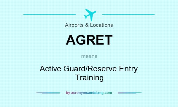 What does AGRET mean? It stands for Active Guard/Reserve Entry Training