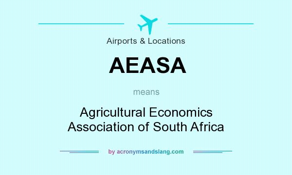 What does AEASA mean? It stands for Agricultural Economics Association of South Africa