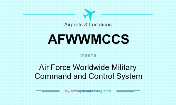 What does AFWWMCCS mean? It stands for Air Force Worldwide Military Command and Control System