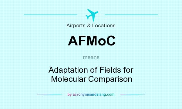 What does AFMoC mean? It stands for Adaptation of Fields for Molecular Comparison