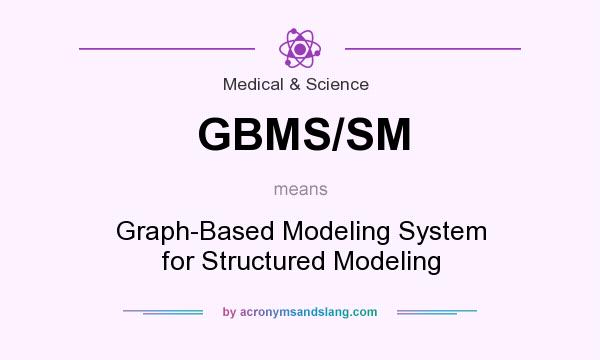 What does GBMS/SM mean? It stands for Graph-Based Modeling System for Structured Modeling