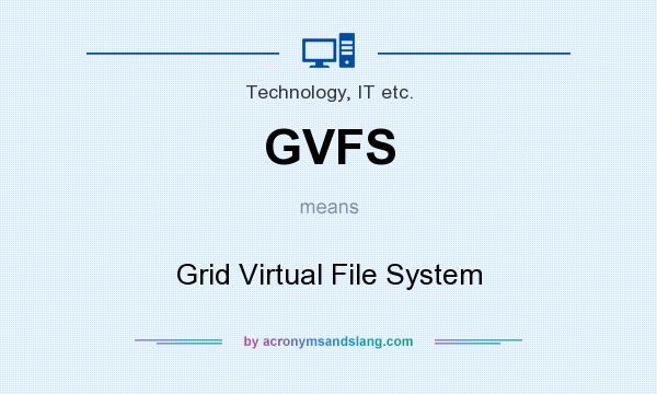 What does GVFS mean? It stands for Grid Virtual File System