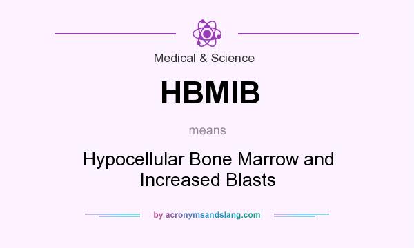 What does HBMIB mean? It stands for Hypocellular Bone Marrow and Increased Blasts