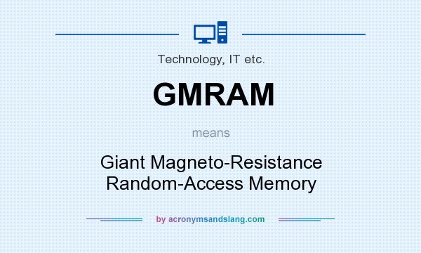 What does GMRAM mean? It stands for Giant Magneto-Resistance Random-Access Memory