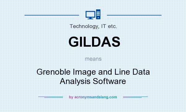 What does GILDAS mean? It stands for Grenoble Image and Line Data Analysis Software