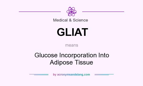 What does GLIAT mean? It stands for Glucose Incorporation Into Adipose Tissue