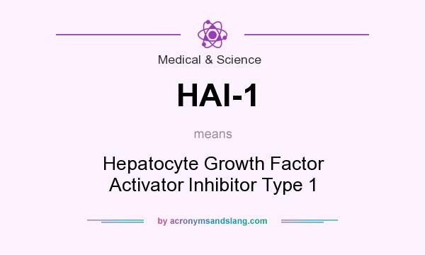 What does HAI-1 mean? It stands for Hepatocyte Growth Factor Activator Inhibitor Type 1