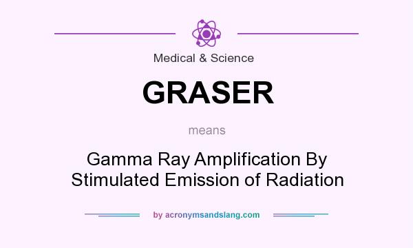 What does GRASER mean? It stands for Gamma Ray Amplification By Stimulated Emission of Radiation
