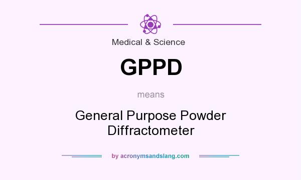What does GPPD mean? It stands for General Purpose Powder Diffractometer