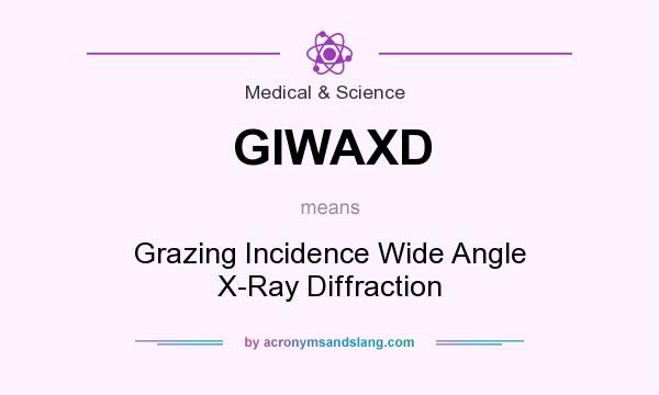 What does GIWAXD mean? It stands for Grazing Incidence Wide Angle X-Ray Diffraction