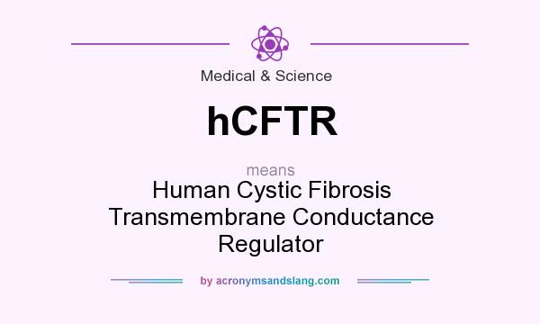 What does hCFTR mean? It stands for Human Cystic Fibrosis Transmembrane Conductance Regulator