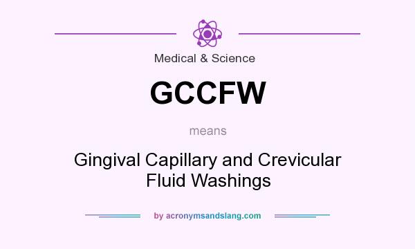 What does GCCFW mean? It stands for Gingival Capillary and Crevicular Fluid Washings