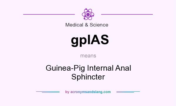 What does gpIAS mean? It stands for Guinea-Pig Internal Anal Sphincter