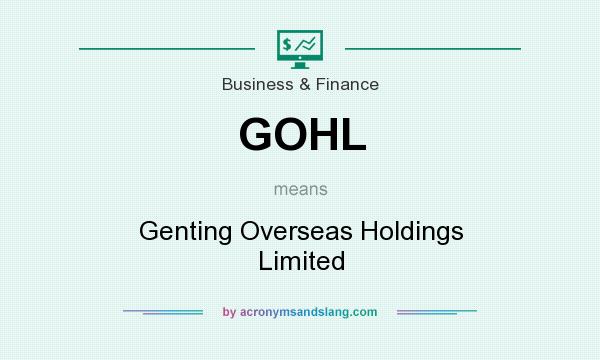 What does GOHL mean? It stands for Genting Overseas Holdings Limited