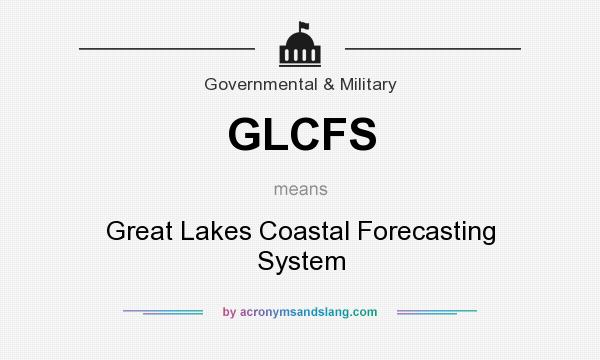 What does GLCFS mean? It stands for Great Lakes Coastal Forecasting System