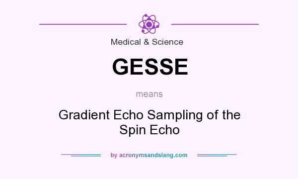 What does GESSE mean? It stands for Gradient Echo Sampling of the Spin Echo