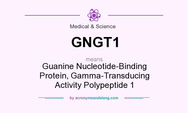 What does GNGT1 mean? It stands for Guanine Nucleotide-Binding Protein, Gamma-Transducing Activity Polypeptide 1