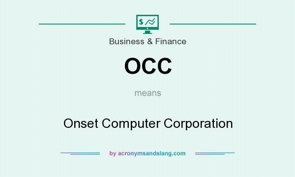 What does OCC mean? It stands for Onset Computer Corporation