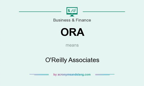 What does ORA mean? It stands for O`Reilly Associates