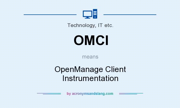 What does OMCI mean? It stands for OpenManage Client Instrumentation