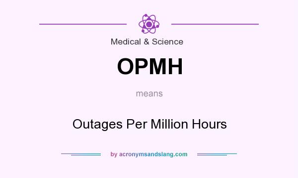 What does OPMH mean? It stands for Outages Per Million Hours