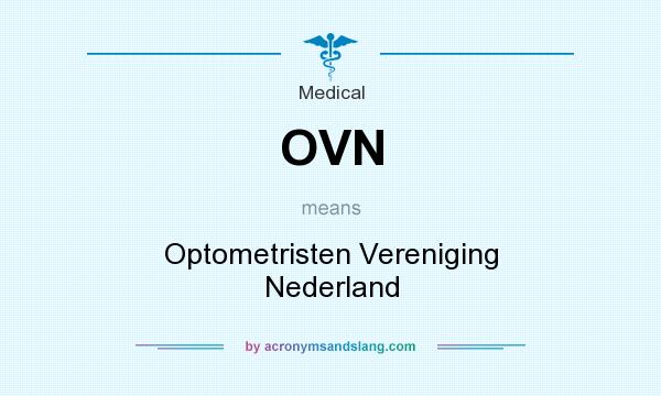 What does OVN mean? It stands for Optometristen Vereniging Nederland