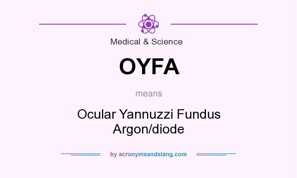 What does OYFA mean? It stands for Ocular Yannuzzi Fundus Argon/diode