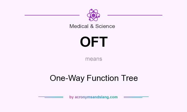 What does OFT mean? It stands for One-Way Function Tree