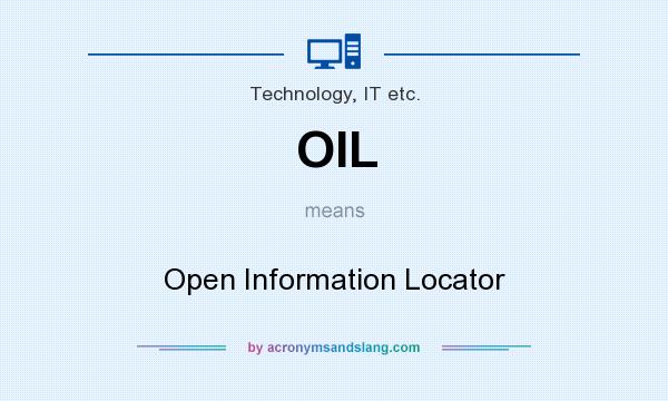 What does OIL mean? It stands for Open Information Locator
