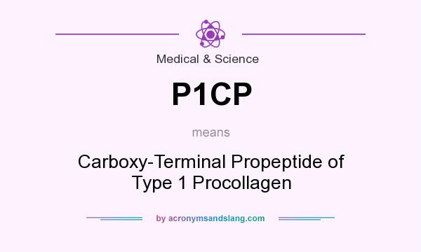 What does P1CP mean? It stands for Carboxy-Terminal Propeptide of Type 1 Procollagen