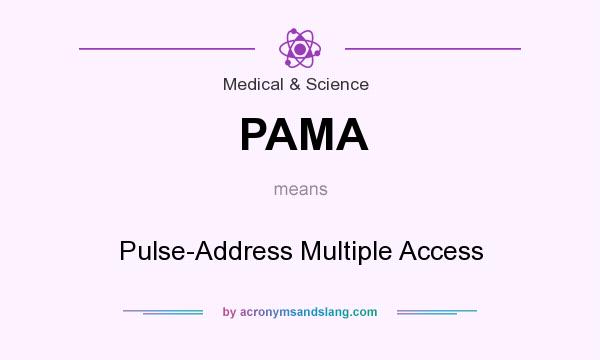 What does PAMA mean? It stands for Pulse-Address Multiple Access