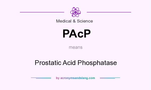 What does PAcP mean? It stands for Prostatic Acid Phosphatase
