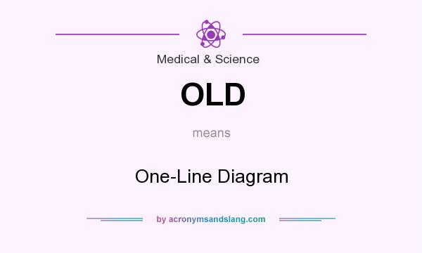What does OLD mean? It stands for One-Line Diagram