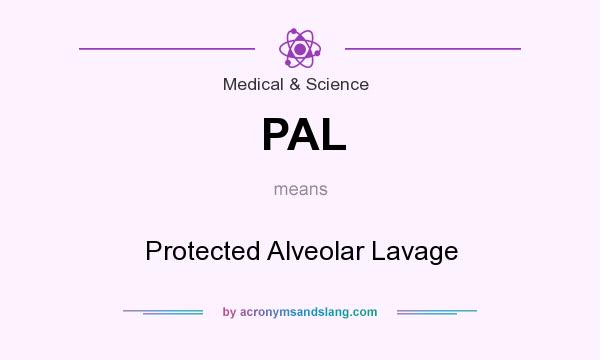 What does PAL mean? It stands for Protected Alveolar Lavage