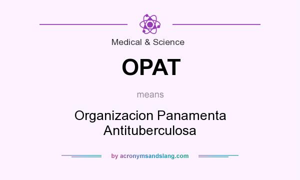 What does OPAT mean? It stands for Organizacion Panamenta Antituberculosa